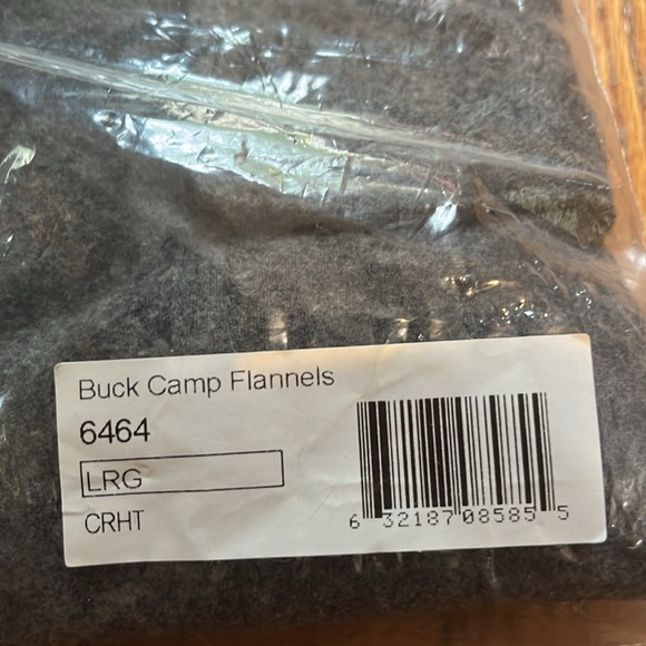 Legendary whitetail flannel shirt men’s size large gray - Picture 3 of 6